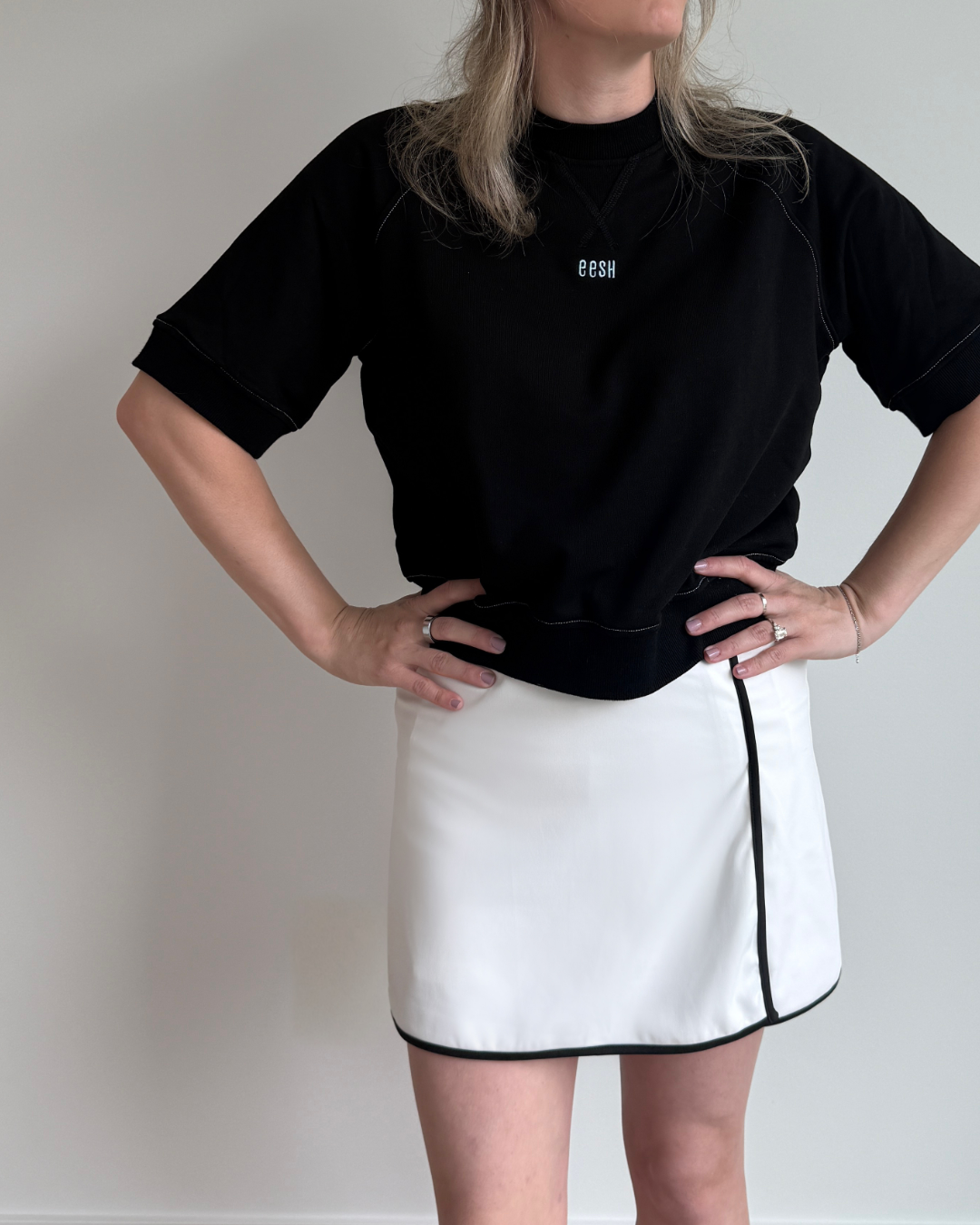 The Contrast Wrap Skirt